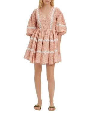 Maje Rayanik Floral Dress - Pink