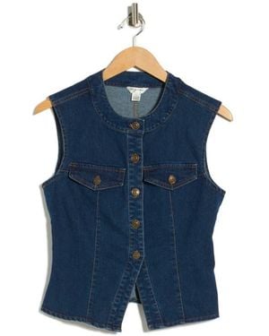 Vigoss Denim Vest - Blue