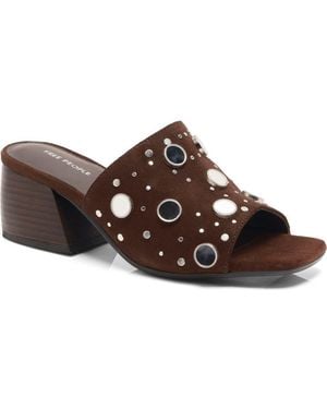 Free People Mirage Block Heel Sandal - Brown