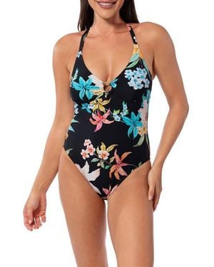 Jantzen Paris One-Piece Swimsuit - Blue
