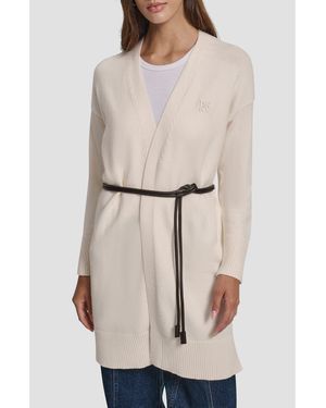 DKNY Relaxed Cardigan - Natural
