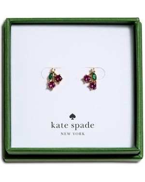 Kate Spade Cherry Stud Earrings - White