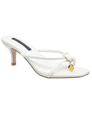 French Connection Twirl Charm Sandal - White