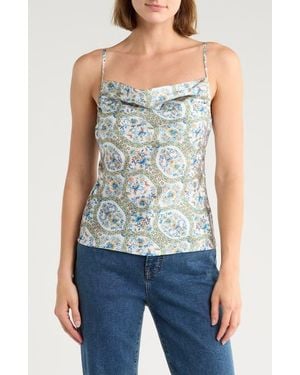 NSR Cowl Neck Camisole - Blue