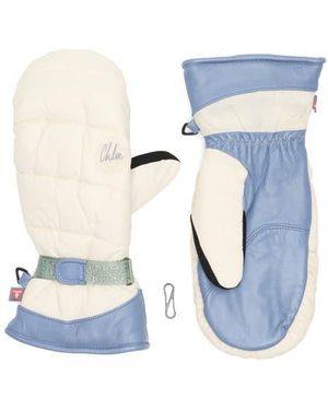 Roxy Chloe Kim Water Repellent Ski Mittens - Blue