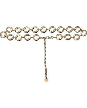 Linea Pelle Molten Chain Link Belt - Multicolor