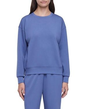 Three Dots Lana Relaxed Fit Pullover - Blue