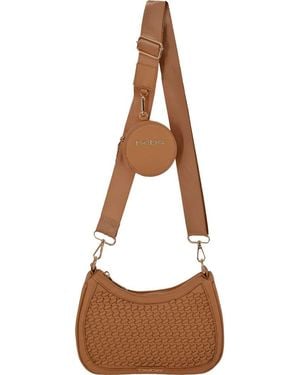 Bebe Katriel Crossbody Bag With Zip Pouch - Brown