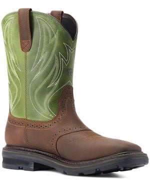 Ariat Sierra Shock Shield Western Boot - Green