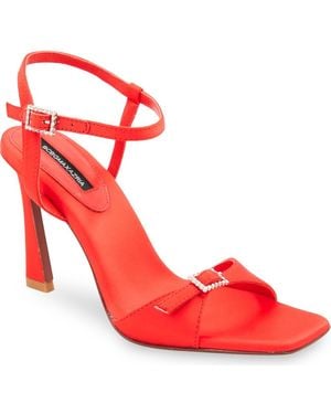 BCBGMAXAZRIA Skena Ankle Strap Sandal - Red