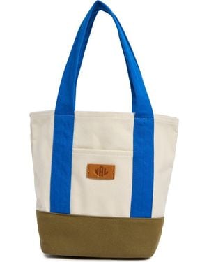 New Amsterdam Leatherworks Kylee Canvas Tote Bag - Blue