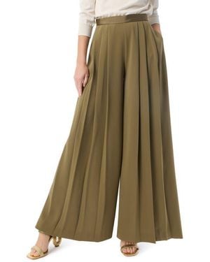 DO by Dee Ocleppo Alex Pleated Palazzo Pants - Green