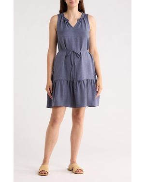 Beach Lunch Lounge Zendaya Drawstring Dress - Blue