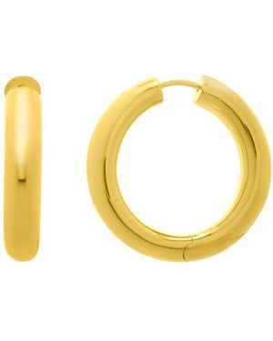KARAT RUSH 14K Plated Sterling 30Mm Hoop Earrings - Yellow