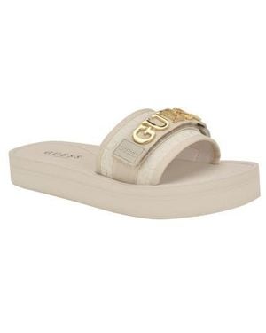 Guess Peers Slide Sandal - Natural