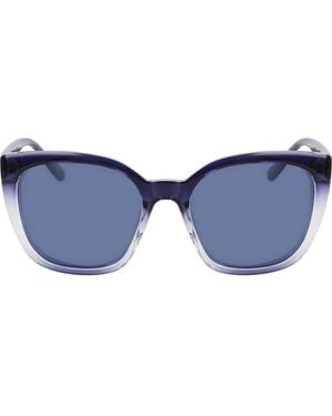 Cole Haan 55Mm Cat Eye Sunglasses - Blue