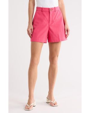 Spanx Spanxsupersmooth Stretch Twill Shorts - Pink