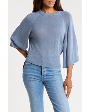 Joie Wide Sleeve Crewneck Sweater - Blue