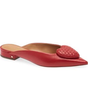 Kate Spade Zola Heart Mule - Red