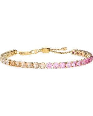 Nadri Ombré Crystal Tennis Bracelet - Pink