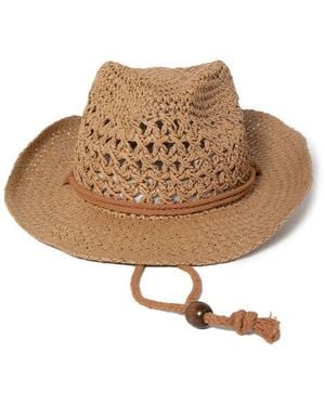 David & Young Glitter Star Cowboy Hat - Brown