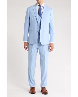 Braveman Classic Fit 3-Piece Suit - Blue