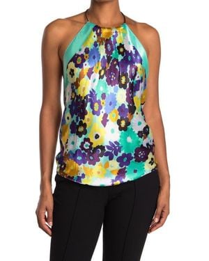 La Fiorentina Halter Top - Blue