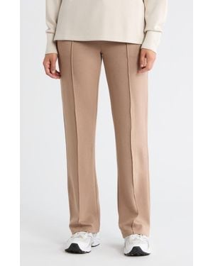 Jessica Simpson Soft Luxe Wide Leg Pants - Natural