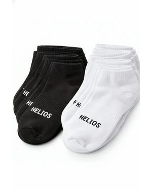 HELIOS THE HEATED COAT 10-Pack Low Cut Socks - Black
