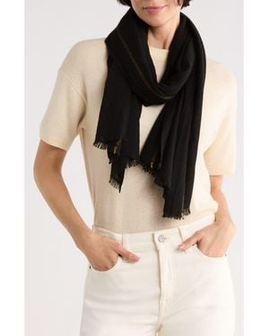 Longchamp Shop It Cashmere Scarf - Black