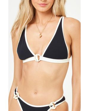 LSPACE Caicos Bikini Top - Black