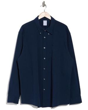 Brooks Brothers Sport Fit Cotton Seersucker Button-Down Shirt - Blue