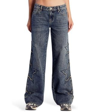 PacSun Casey Low Rise Baggy Jeans - Blue