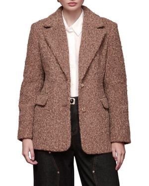 Avec Les Filles Bouclé Blazer - Brown