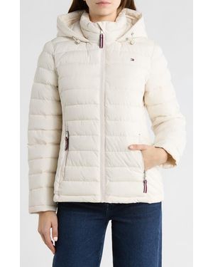 Tommy Hilfiger Stretch Water Resistant Quilted Jacket - White