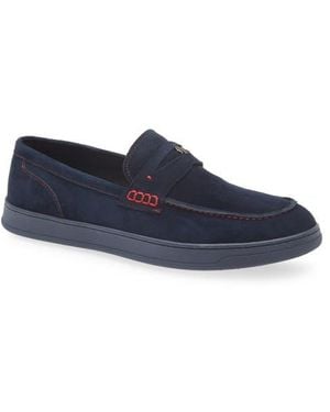 Robert Graham Toucan Penny Loafer - Blue
