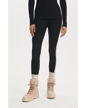 Varley Aiden Rib Knit Leggings - Blue