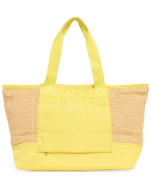 ★LeSportsac★ Primrose yellow raffia mini bucket tote bag 1 COLLECTION | LeSportsac 공식쇼핑몰