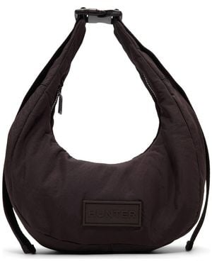 HUNTER Mini Crescent Crossbody Bag - Black