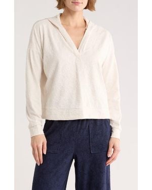 Bobeau Jacquard Hoodie - Natural