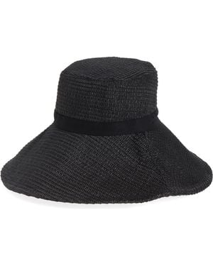 Nordstrom Rack Packable Wide Brim Floppy Sun Hat - Black