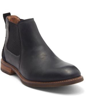 Florsheim Sleek Leather Chelsea Boots - Black