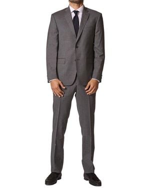 JB Britches Sartorial Stretch Wool Suit - Black