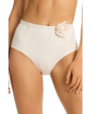 Sea Level Casa Del Mar Belted High Waist Bikini Bottoms - Multicolor