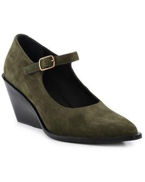 Seychelles Sparks Ankle Strap Wedge Pump - Black