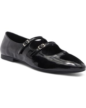 Jeffrey Campbell Flatz Mary Jane Flat - Black