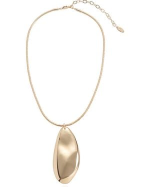Ettika Liquid Pendant Necklace - Metallic