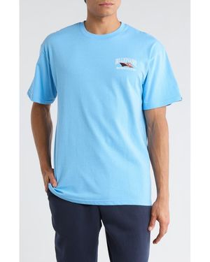 BBCICECREAM Yacht Graphic Short Sleeve T-Shirt - Blue