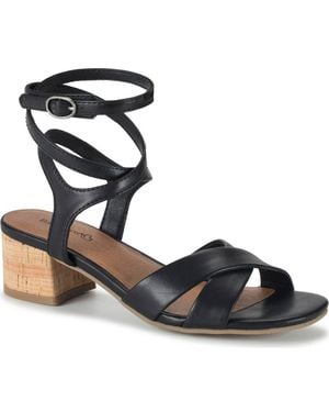 BareTraps Vivian Block Heel Sandal - Black