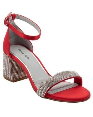 David Tate Icon Evening Sandal - Red